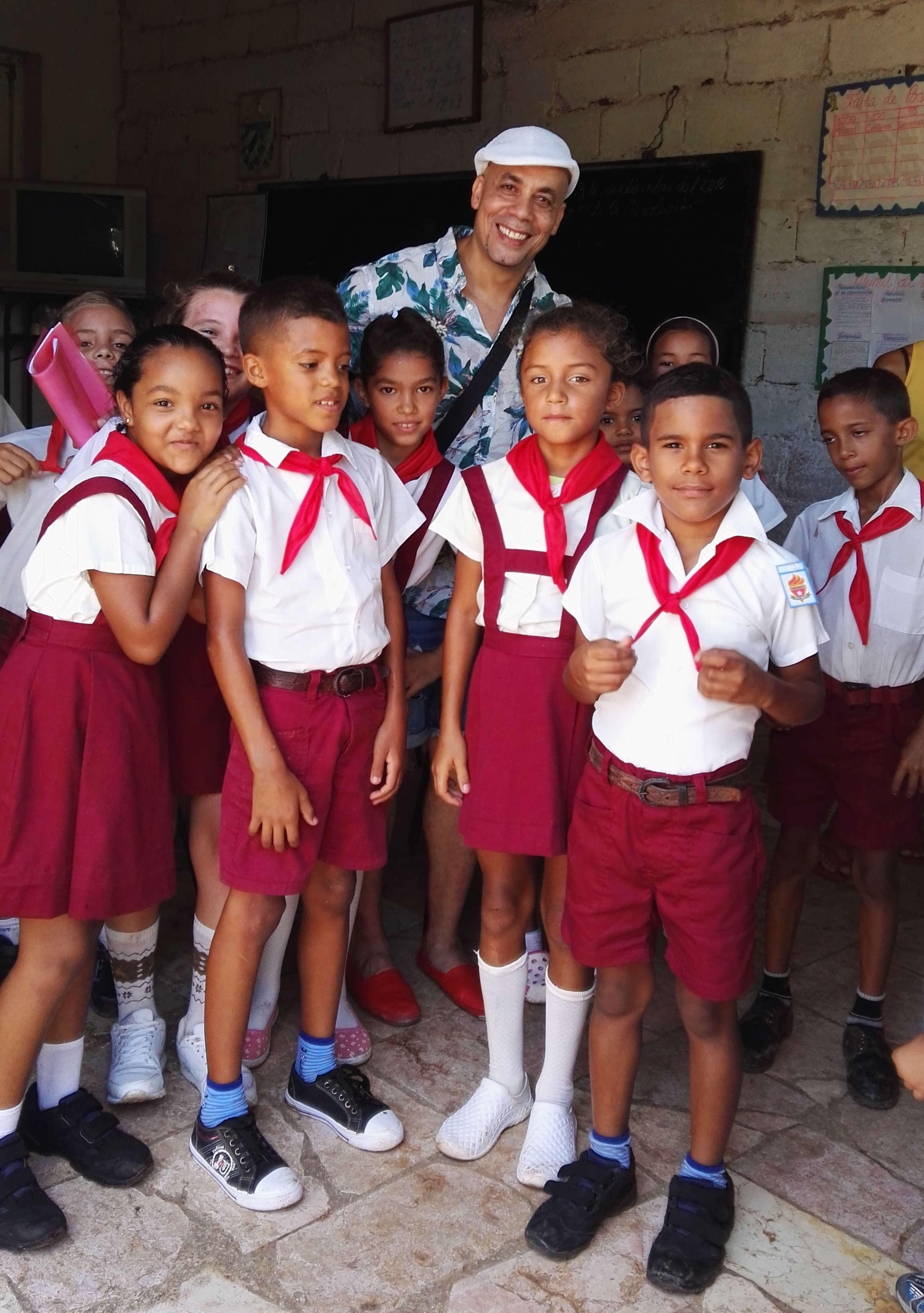 Écoliers à Cuba